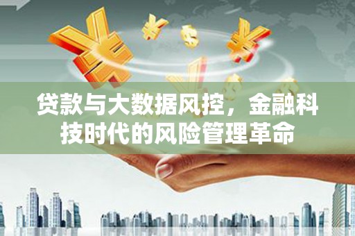 定州贷款与大数据风控，金融科技时代的风险管理革命