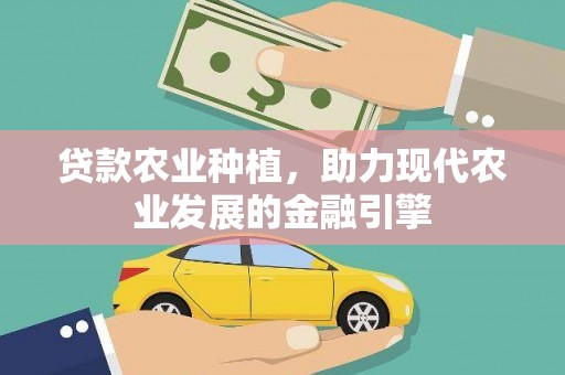 吴忠贷款农业种植，助力现代农业发展的金融引擎