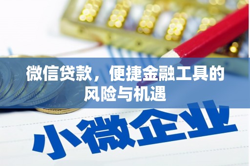 韶关微信贷款，便捷金融工具的风险与机遇