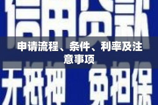 正宁申请流程、条件、利率及注意事项