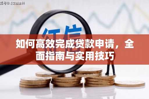 阿莲如何高效完成贷款申请，全面指南与实用技巧