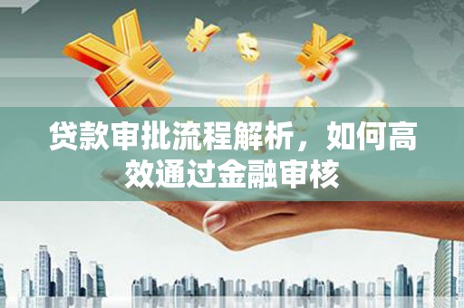 灌云贷款审批流程解析，如何高效通过金融审核