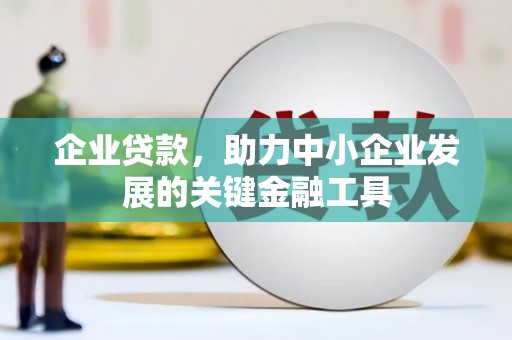 浦江企业贷款，助力中小企业发展的关键金融工具