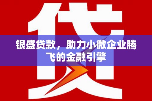 和美银盛贷款，助力小微企业腾飞的金融引擎