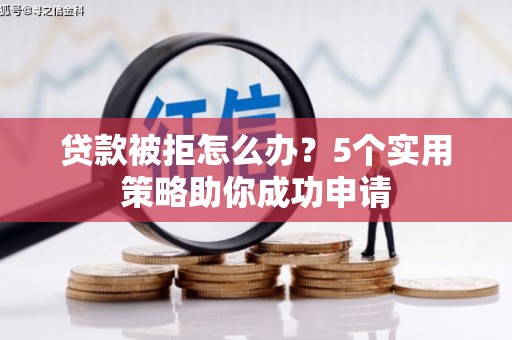 衡阳贷款被拒怎么办？5个实用策略助你成功申请