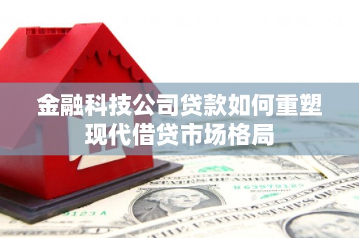 舞阳金融科技公司贷款如何重塑现代借贷市场格局