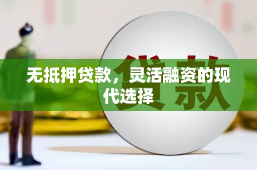 海陵无抵押贷款，灵活融资的现代选择