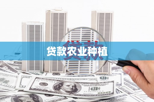 江川贷款农业种植