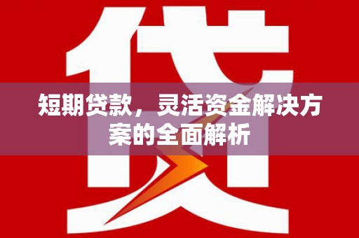 永寿短期贷款，灵活资金解决方案的全面解析