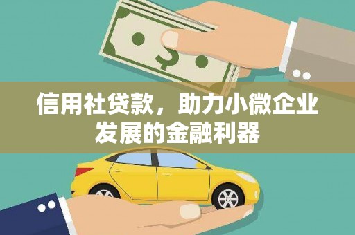 达州信用社贷款，助力小微企业发展的金融利器