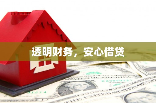 沈河透明财务，安心借贷
