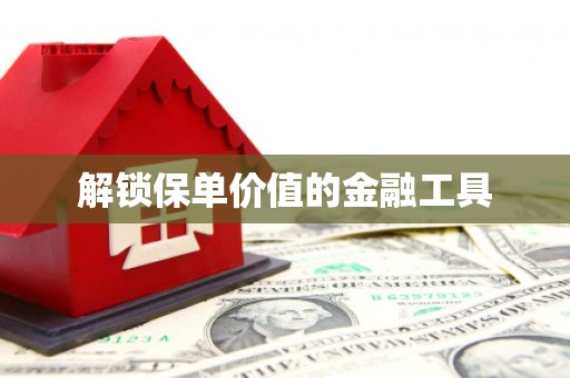 阳春解锁保单价值的金融工具
